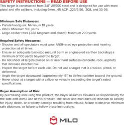 AR500 4", 6", 8", 10" Target Set System