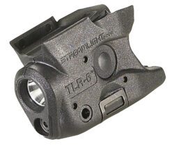 Streamlight 69273 TLR-6 Gun Light  Black 100 Lumens White LED/Red Laser Smith & Wesson M&P Shield
