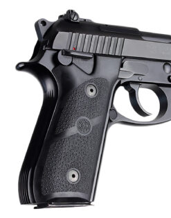 Hogue 99010 Grip Panels  Black Rubber for Taurus PT-92, PT-99