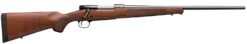 Winchester Guns 535200226 Model 70 Featherweight 270 Win 5+1 Cap 22" Brushed Polish Blued Rec/Barrel Satin Walnut Fixed with Feather Checkering Stock Right Hand with MOA Trigger System (Full Size)
