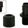 Walther Arms 512105 Threaded Barrel Adapter  P22 Black Nitride Stainless Steel 1/2"-28 tpi Handgun