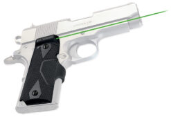 Crimson Trace 0141101 Lasergrips  Fits 1911 Compact, Green Laser Black Polymer
