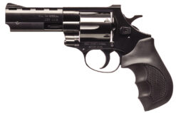 Weihrauch Guns EARB3574 Windicator  357 Mag 6rd 4" Blued Steel Barrel & Cylinder, Compact Blued Steel Frame w/Exposed Hammer, Ramp Front/Fixed Rear Sights, Finger Grooved Black Rubber Grip