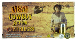 HSM 44R1N Cowboy Action  44 Russian 200 gr Round Nose Flat Point 50 Per Box/ 10 Case