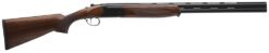 Stevens 22165 555  Full Size 12 Gauge Break Open 3" 2rd 28" Black Satin Over/Under Vent Rib Barrel, Satin Black Aluminum Receiver, Fixed Turkish Walnut Stock, Ambidextrous