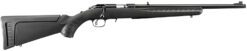 Ruger 8322 American Rimfire Full Size 22 WMR 9+1 18" Satin Blued Threaded Barrel & Alloy Steel Receiver w/Integral Scope Mount, Black Fixed Synthetic Stock, Right Hand