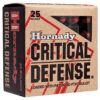 Hornady 90240 Critical Defense Lite 9mmLuger 100gr Hornady Flex Tip eXpanding 25 Per Box/10 Case