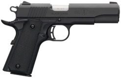 Browning 051904492 1911 Black Label Full Size Frame 380 ACP 8+1 4.25" Matte Stainless Steel Barrel, Serrated Steel Slide, Matte Black Polymer Frame w/Beavertail, Black Polymer Grip, Right Hand