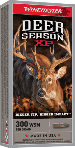 Winchester Ammo X300SDS Deer Season XP 300WSM 150gr Extreme Point 20 Per Box/10 Case
