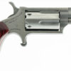 North American Arms 22MCP Mini-Revolver  22 LR/22 WMR 5 Shot 1.63" Stainless Steel Ported Barrel & Frame, Stainless Cylinder, Rosewood Birdshead Grip, Exposed Hammer, Includes 22 LR Cylinder
