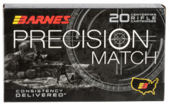 Barnes Bullets 30740 Precision Match  300Win Mag 220gr Open Tip Match Boat Tail 20 Per Box/10 Case