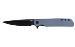 CRKT LCK+ PLAIN EDGE 3.38" GRY/BLK