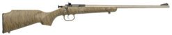 KSA CRICKETT TAN SYN 22LR BLK WEBBED SS