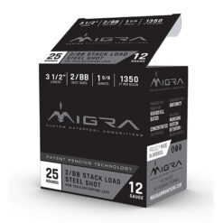 MIGRA STAXD STEEL 12GA 3.5 1-5/8OZ #2-BB 25/10