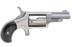 NORTH AMERICAN ARMS MINI 22LR REV 1-5/8 SS BLK PRL