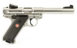 RUGER MRK IV TRGT 22LR 5.5" 10RD STN - Image 2