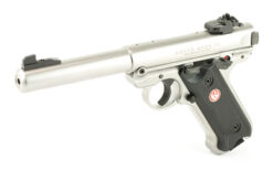RUGER MRK IV TRGT 22LR 5.5" 10RD STN - Image 3