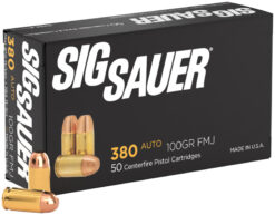 SIG AMMO 380ACP 100GR ELITE BALL FMJ 50/20