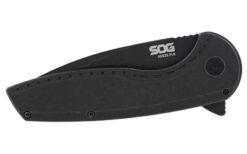 SOG AEGIS FLK 3.25" DROP PT BLK - Image 3