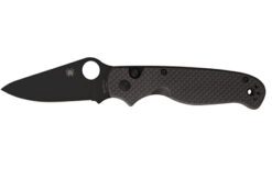 SPYDERCO BUTTONUP CF PE 3.27" BLK