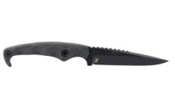 STROUP MK2 4" CERAKOTE BLK W/SHEATH - Image 2