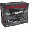 WIN SILVERTIP 45ACP 185GR HP 20/200