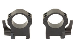 WARNE MAXIMA 1" HRZ QD HI RINGS BLK