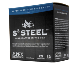 APEX 12G 3" S3 STEEL 1-1/4OZ #4 25R