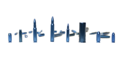 GPS SNAP CAPS 45-5PK ALUMINUM BLUE