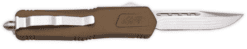GLFA 8" OTF AUTO KNIFE SMOOTH BRONZ