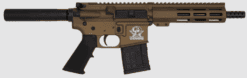 GLFA 223WLD 7.5"-NITRIDE MLOK BRNZ