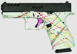 GLFA 19 STRIKER 9MM 4" WHT SPLATTER