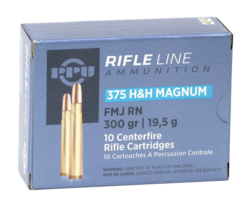 PPU 375H&H MAG 300GR FMJ 10BX