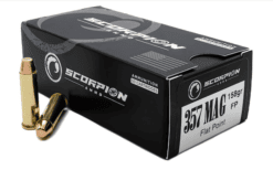 SCORPION 357 MAGNUM 158GR FP 50/BOX
