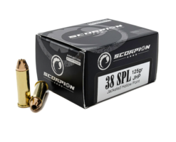 SCORPION 38 SPECIAL 125GR JHP 20BX