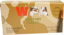 WOLF 6.5 GRENDEL 100GR FMJ 20/BX