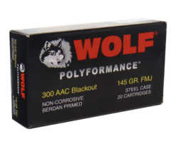 WOLF 300AAC 145GR FMJ STEEL 20RD
