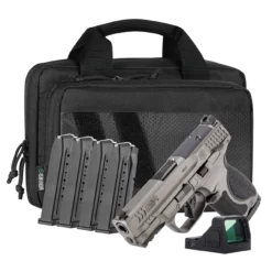 SMITH & WESSON M&P9 METAL M2.0 9MM PISTOL 3.6" T.S. O.R. VIRIDIAN RFX11, SAVIOR BAG, 5-15RD MAGS