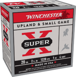WINCHESTER SPR-X HB GL 20GA 23/4 #4 1OZ 25RD BX 250RD CS