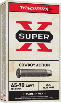 WINCHESTER SUPER X COWBOY 45-70GVT 405GR LFN 20RD BX 200RD CS