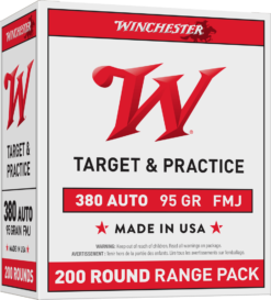 WINCHESTER USA 380ACP 95GR FMJ 200C