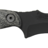 HALF FACE BLADES EXTREMIS 3.5" BLADE, 7.5"OA, S45VN STEEL, ARMOR BLK, GRAY MICARTA GRIP