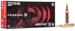 FEDERAL 338 LAPUA MAG 250GR SP 20RD/BX 10BX/CS