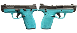 SMITH & WESSON PC BODYGUARD 2.0 CARRY COMP AZTEC TEAL FRM 380ACP PISTOL 3.1" M.S  1-10RD, 1-12RD MAG