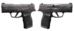 SIG SAUER P365X TOPO 9MM PSTL 3.1" BBL 2-12RD MAGS