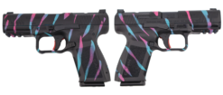 CANIK METE SF ONE SERIES 9MM MIAMI TIGER STRIPE PSTL 4.19 BRL 1-15RD MAG