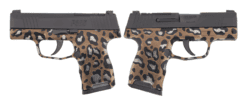 SIG SAUER P365 9MM PSTL 3.10" LEOPARD PRINT 2-10RD OPTIC READY