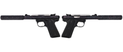 RUGER MARK IV 22/45 22LR PISTOL 4.4" T.B. SPLATTER 2-10RD MAGS
