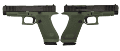 GLOCK 17 GEN6 ORS 9MM PISTOL OD GREEN 4.49" FXD COMM 3-17RD MAGS